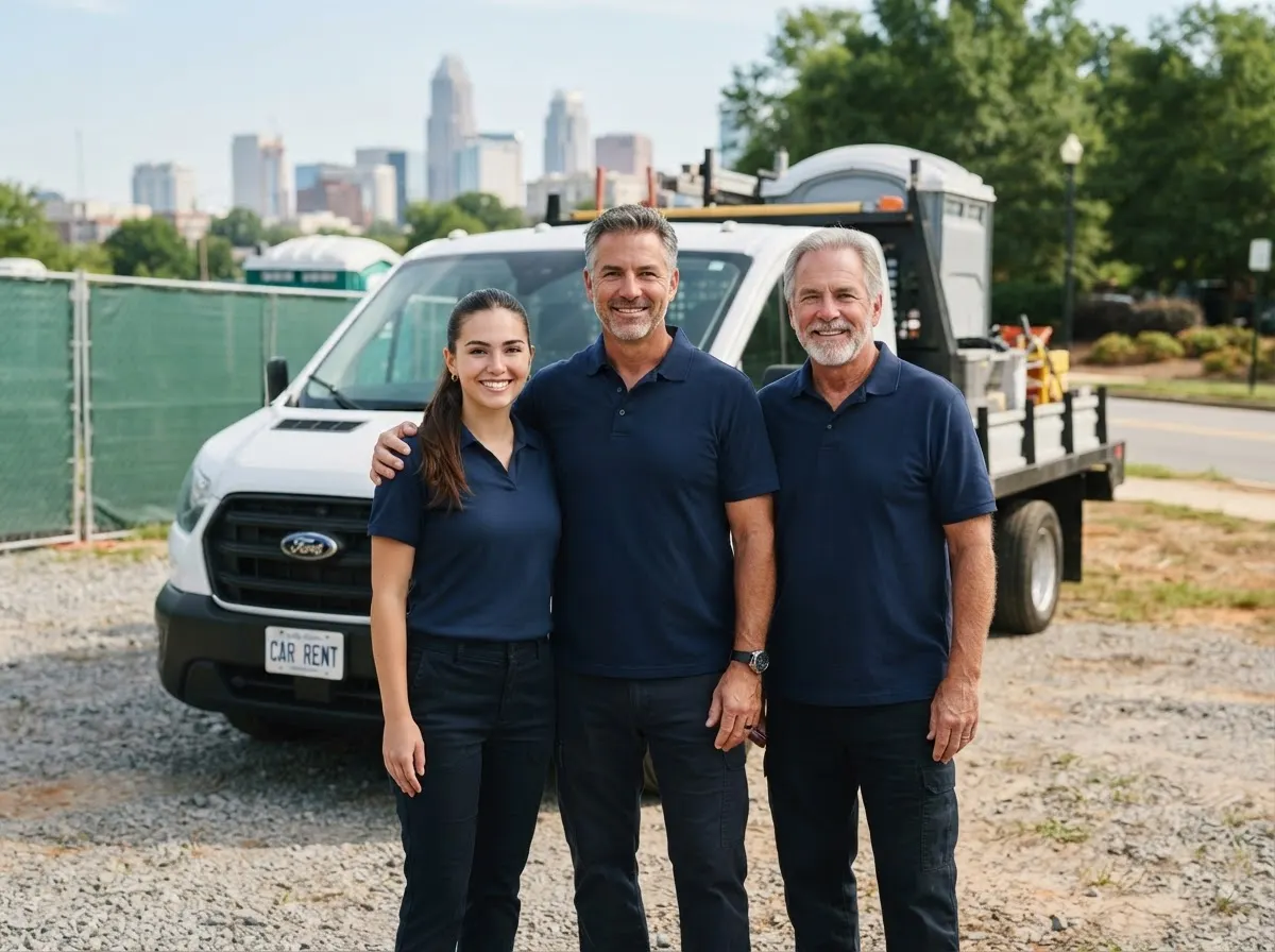 The Age Soft Solutions team, portable toilet rentals in Charlotte, NC